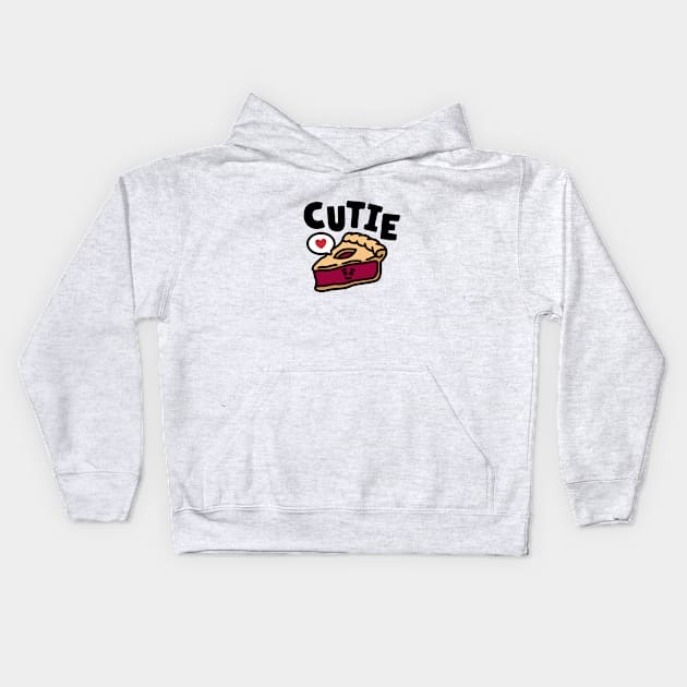 Cutie Pie Cherry Pie Slice Kids Hoodie by imotvoksim